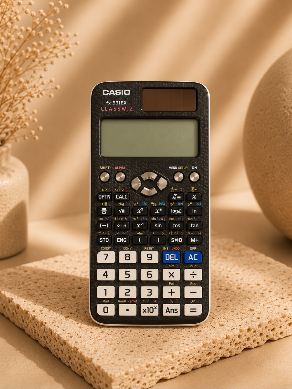 Casio fx-991EX CLASSWIZ Scientific Calculator - Black with White Keys